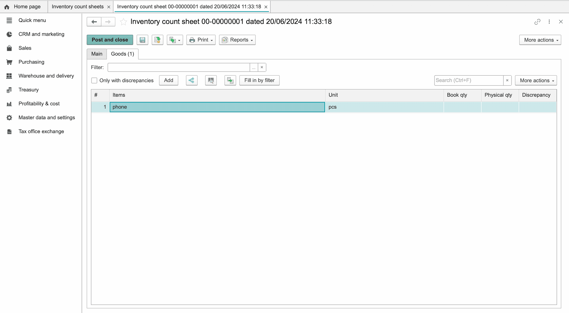 Optimizarea gestionarii inventarului:
